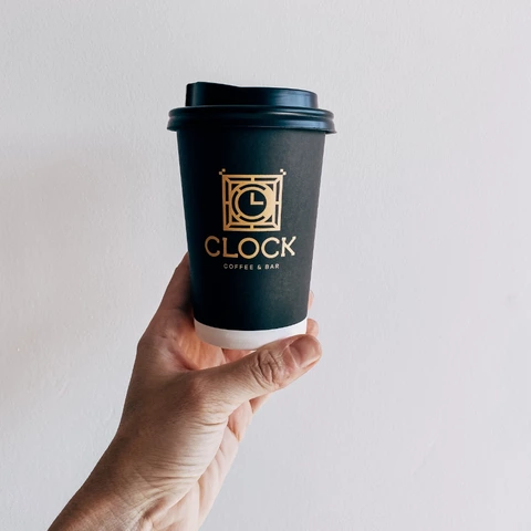 CLOCK bar | referencie - poháre s potlačou | takeawaycup.com